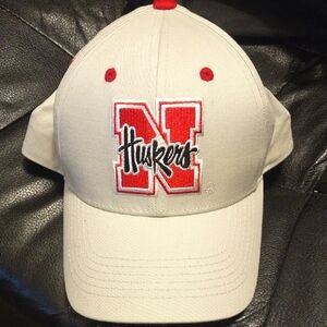 Huskers Cream and Red Cap